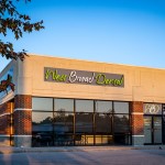 Exterior view of the West Broad Dental clinic building showing the entrance and primary signage.